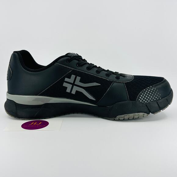 Kuru Mens Quantum Supportive Stability Walking Sneakers Black Slate Gray Size 12 - Picture 7 of 11